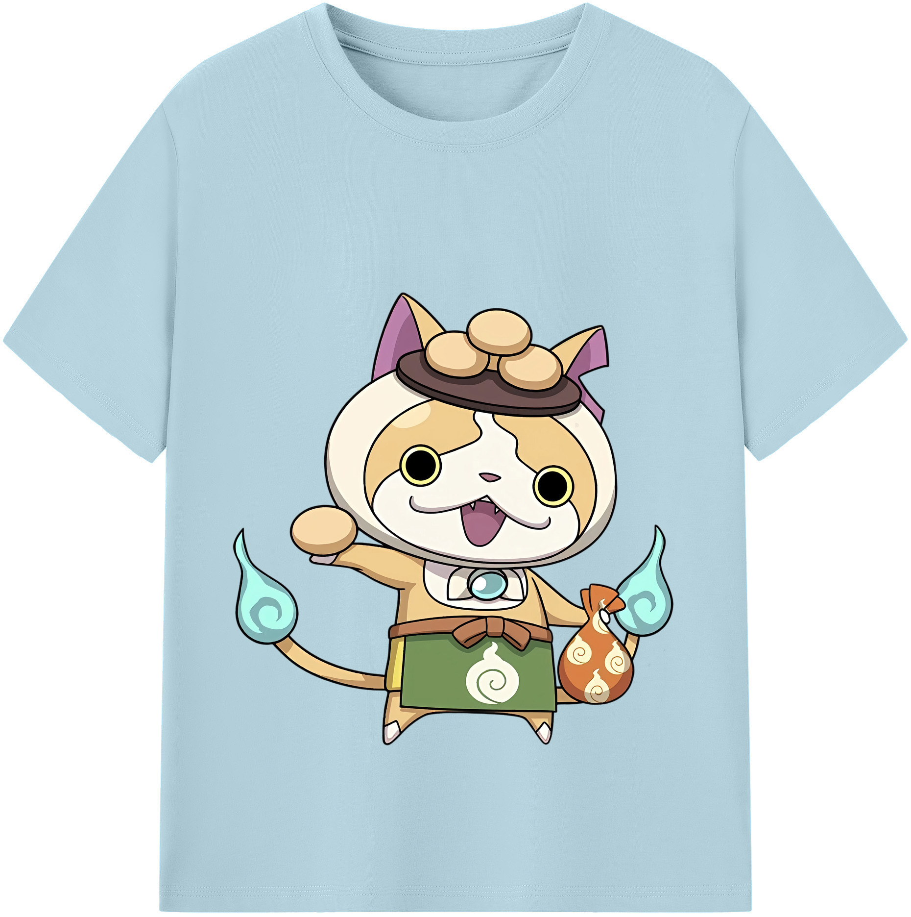 （画像用） 妖怪ウォッチ Yo-kai Watch 綿100％半袖Tシャツ（フロントプリント）